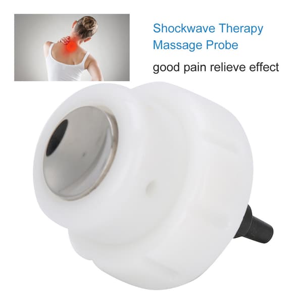 Massage Probe Udskiftningstilbehør til Shockwave Therapy Smertelindring ED Fysioterapi Maskine 20mm Konkav Probe