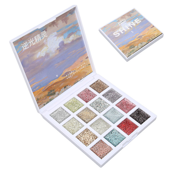 Målningsgel för naglar 16 färger säkert långvarigt glittrande DIY nagellackgel för salongsmanikyr