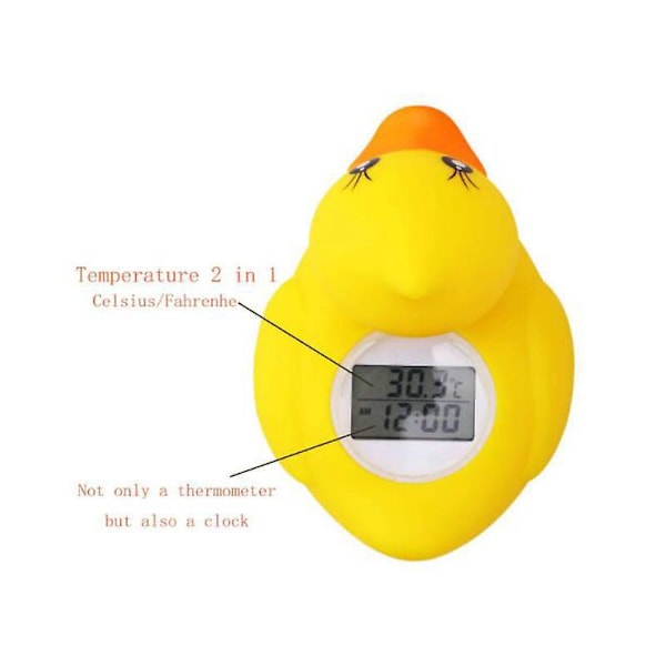 Baby Badetermometer Fisk Form Vandtæt Præcis Temperaturmåler