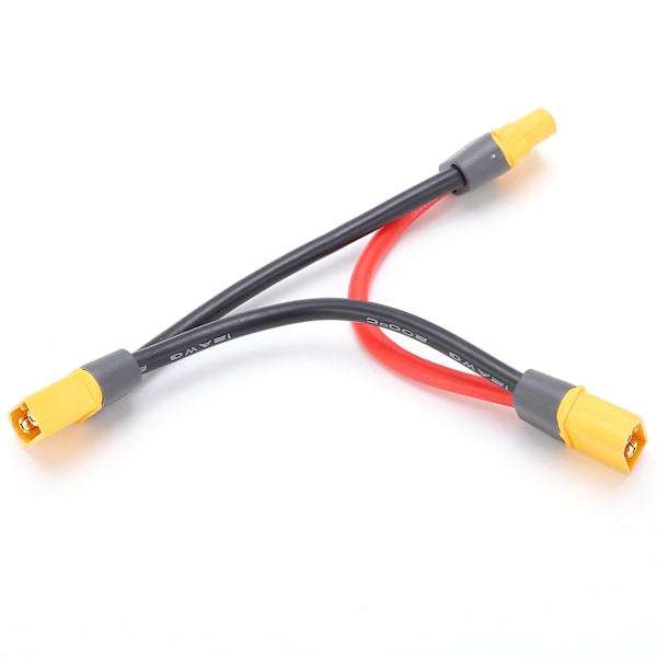 Kompatibel 2 XT60 hann til 1 XT60 hunnkontakt RC-adapter serie Y-kabel for RC Lipo