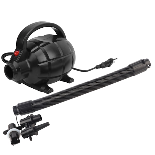 600W Elektrisk Luftpumpe Oppustelig Båd Flåde Madras Bærbar Oppustelig Pumpe EU Stik 220‑240V