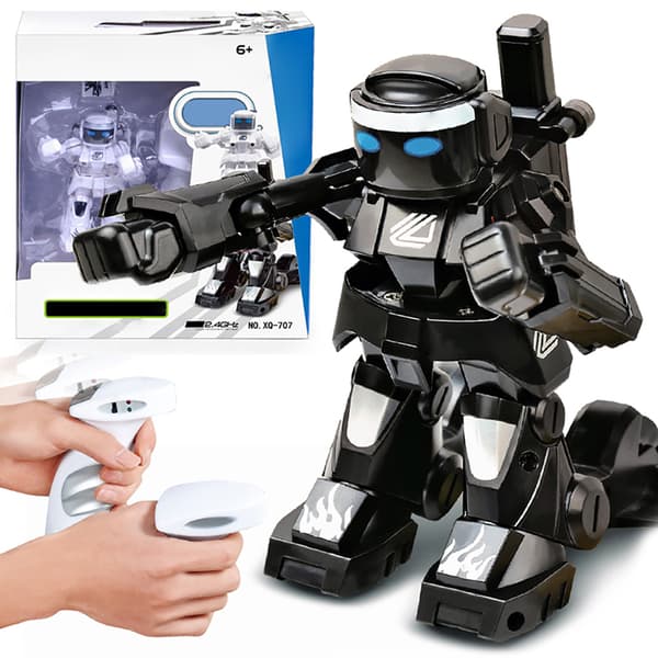 Kamp RC Robot 2.4G Kropssans Fjernbetjening Interaktive Bokserobot Legetøj til Børn Gave