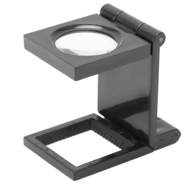 Vikbart förstoringsglas 3 veck 10X optisk glaslins Liten fickförstoringsglas för seniorer Läsinspektion