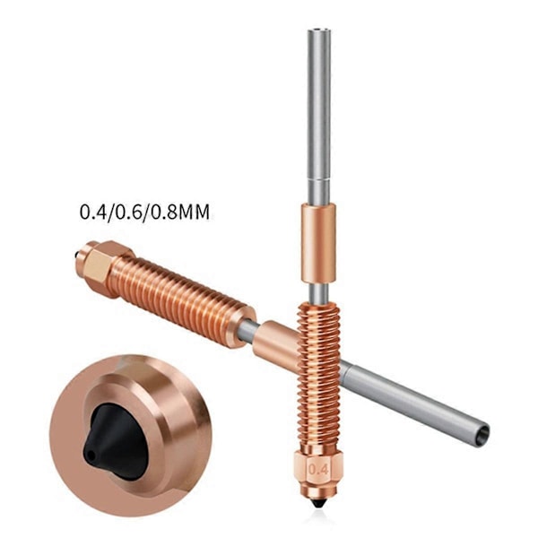 Uppgraderat munstycke för K1 Max K1C -3 V3 3D-skrivare Hotend 0,8 mm
