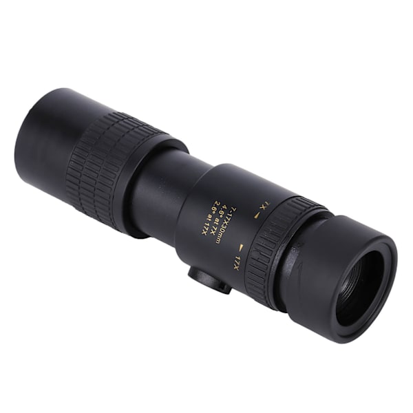 7-17x30 Zoom Bærbar Monokulær Teleskop til Udendørs Rejser Camping Vandreture Fugleobservation