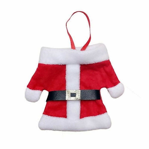 12 Stycken Jul Bestickhållare Julbordsdekoration Julklappar (Tomtedräkter)