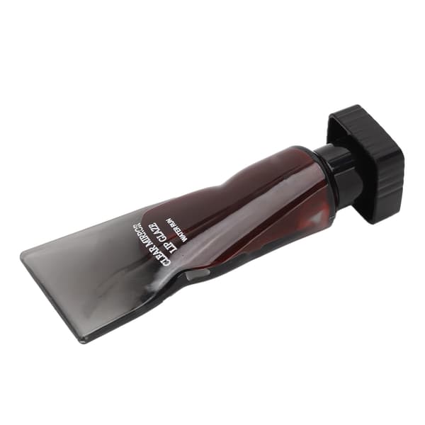 Klar spejl læbeglasur 5g sort rig lagdeling langtidsholdbar klar spejl elegant stil sort læbeglans til kvinder makeup