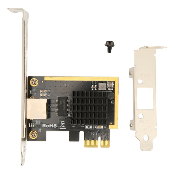 PCIe Ethernet-kort 2,5 Gbps Base T Stabil överföring Full Half Duplex PCIe Nätverksadapter för PC-dator