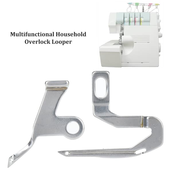2 stk. multifunktionel husholdnings-overlock-griber i legering til symaskine – tilbehør