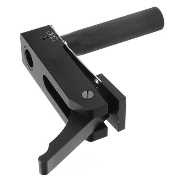 Trearbeid trykkplateholder aluminiumslegering 3-girs justerbar trykkvippefeste 19mm