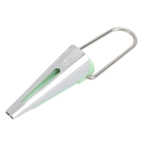 Tejptillverkare 5 storlekar tygbandstillverkare set DIY quiltningsfållverktygssats för hushåll 6 mm grön