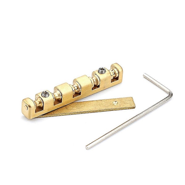 42mm Justerbar Sadel för Gitarr Klockformad Mässingssadel