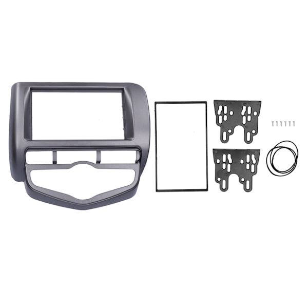 2Din Stereo Radio Fascia DVD Audio Navigation Panel Ram för Honda Fit/Jazz/City 02-08 Auto AC RHD