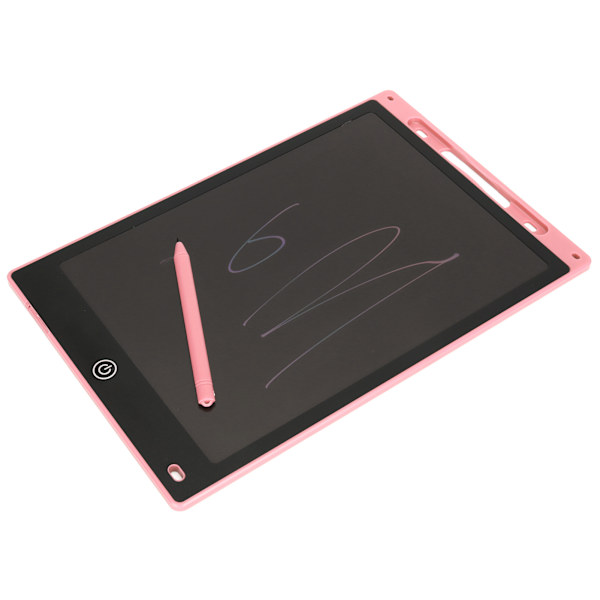 LCD-kirjoitustaulu 12 tuumaa silmien suojaus säteilytön ympäristöystävällinen kestävä paineherkkä kirkas väri Doodle-tauluPink