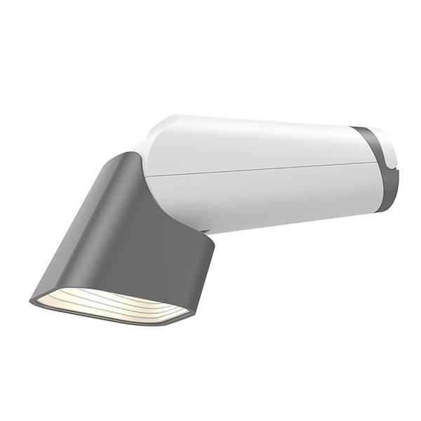 LED-læselampe ABS USB 90 graders foldbar 4000K 3-trins dæmpbar øjenbeskyttelse skrivebordslampe til soveværelse, arbejdsværelse, sovesal, kontor, grå