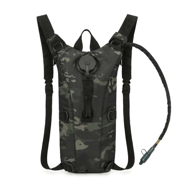 Hydration Pack Slidfast Oxford klud Vandtæt justerbar vandblære rygsæk til cykling Sort Camouflage