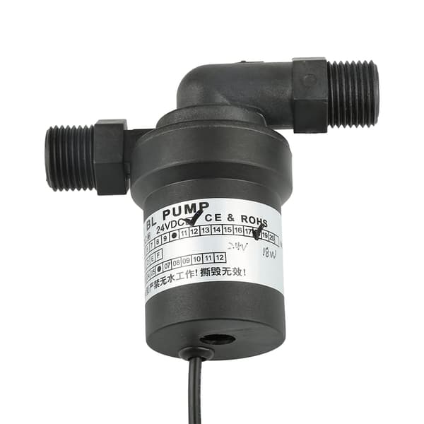 1 st DC24V 18W varmvattenpump för solvärmare varmcirkulation