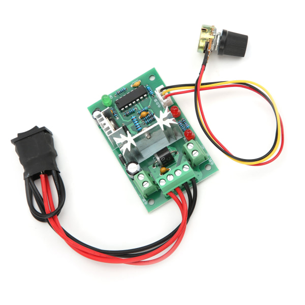 DC-motorhastighetskontrollmodul PWM-justerbar omkopplare CW CCW-styrenhetsdrivrutin DC10V/12V/24V/36V