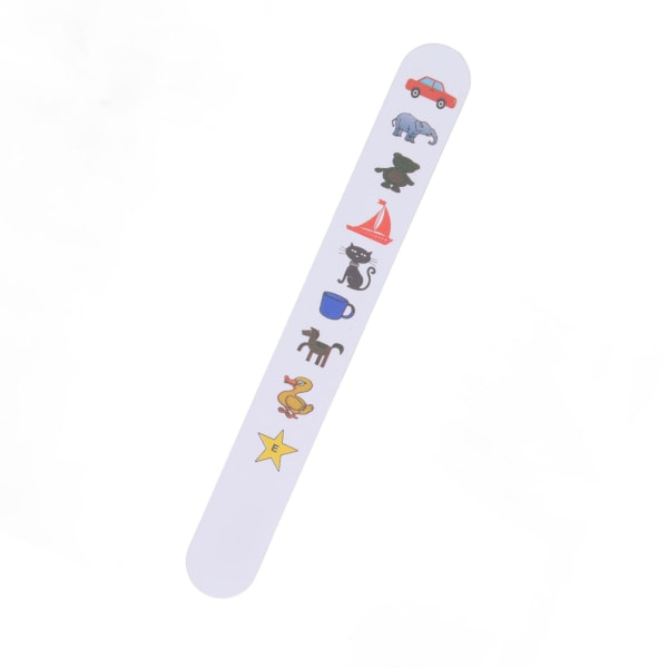 Fixation Stick Vision Tester Profesjonell Kids Bright Color Cartoon Pattern Vision Optometri Test Card