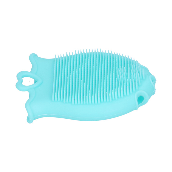 Baby Hårbotten Bush Mjuk Kropp Scurf Rengöring Borste Bad Massager Borste för SpädbarnGrön