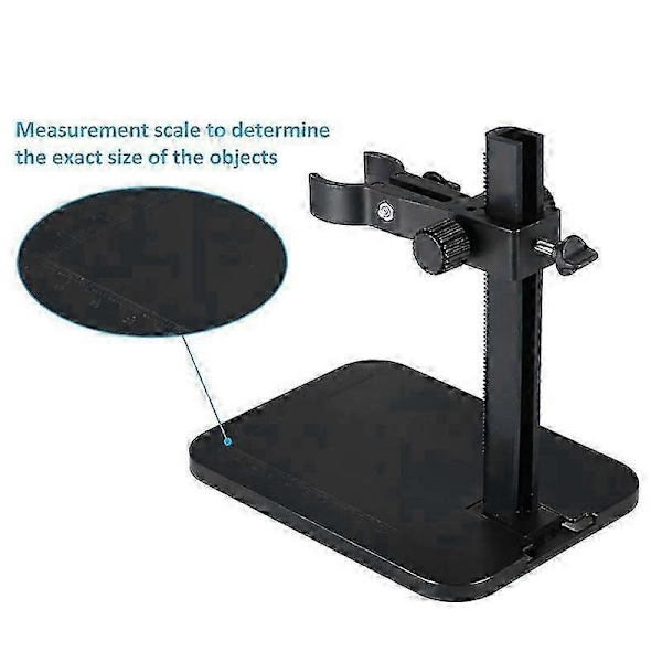 Justerbart Mikroskopstativ Holder kompatibel med USB Digitalt Mikroskop Mini Fodfæste Bordramme
