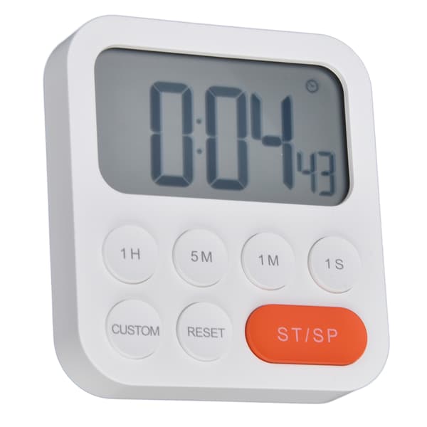 Digital Kjøkkentimer 3 Gir Justerbar Magnetisk Nedtellingstimer Matlaging Studietimer for Soverom