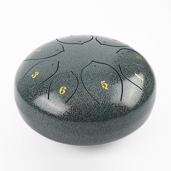 Tunga Trumma i Legeringstål med Resväska och Trumstockar C-Ton Handpan Percussion Instrument