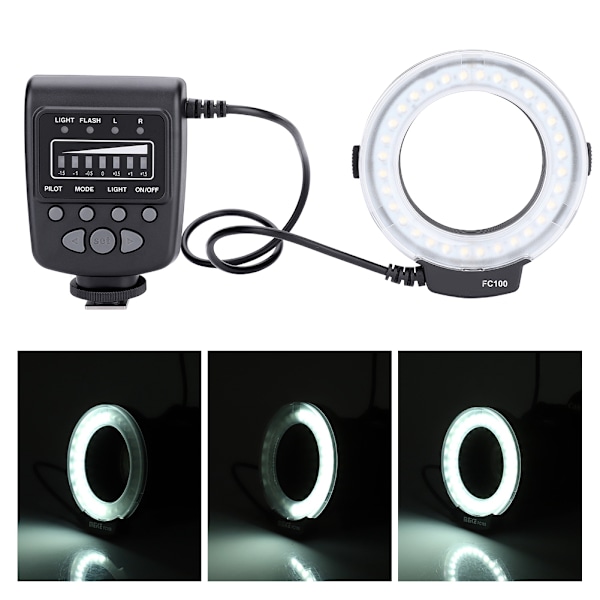 Universal LED-ringblixt - Portable Photo Fill Light Kit