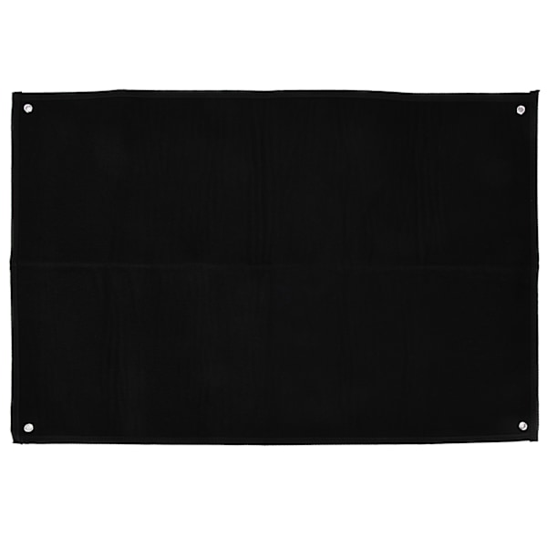 Militär Patch Samling Display Panel Vägg Hängande Hållare för Moral Hook and Loop EmblemSvart