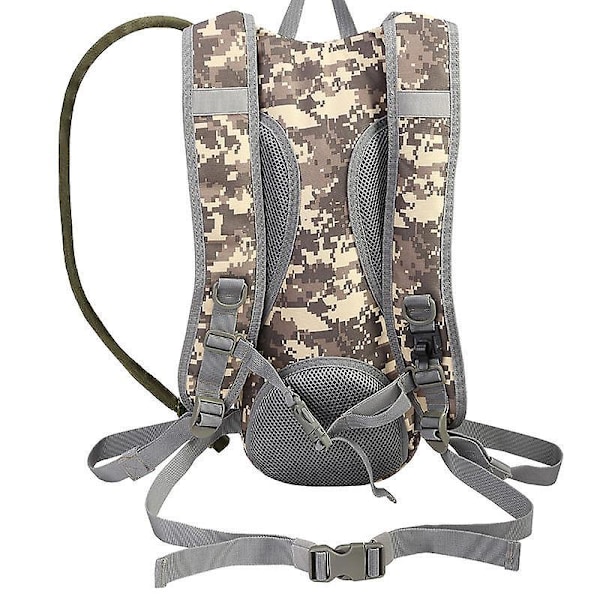 Taktisk Hydration Pack 3L TPU Vattenblåsa Militär Ryggsäck för Cykling Vandring Löpning Klättring Jakt Cykling