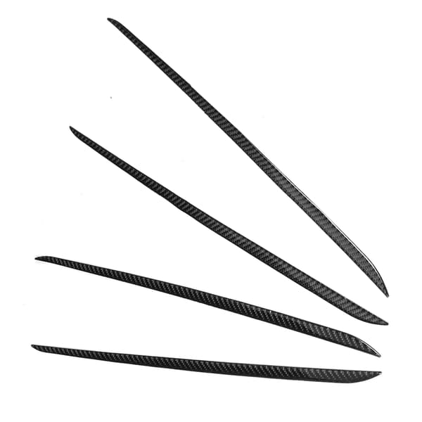 Karbonfiber Innendørs Dørpanel Stripe Trim Bil Interiør Tilbehør Passer for X1 E84 2011‑2015 LHD RHD