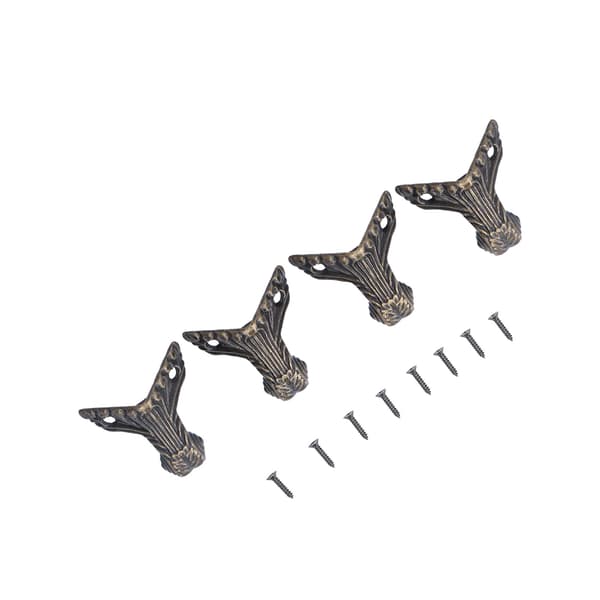 12 stk. smykkeskrinben Antikk elegant utseende Premium legering Solid Slitesterk Rustfri trekasseben