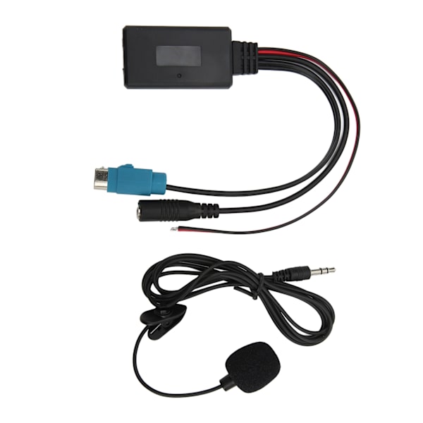 Bilstereo Bluetooth 5.0 Indgangskabel Lydmusikadapter med Mikrofon Udskiftning til Alpine KCE‑236B til Android Smartphone Opkald