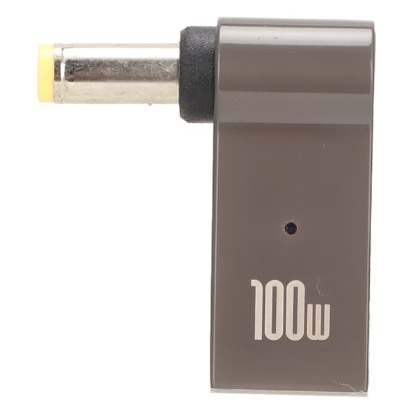 Bærbar opladeradapter PD USB Type C hun til DC-adapter 100w aluminiumslegering albue notebook strømadapter 5.5x1.7mm