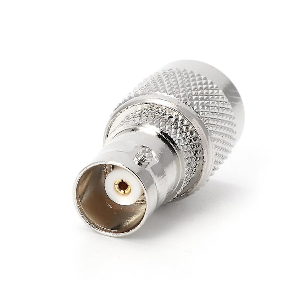 2x BNC Hun Jack Til TNC Han Stik RF Konnektor Koaksial Konverter Adapter Lige-B2