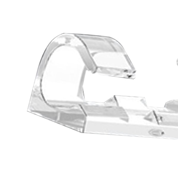 20 stk. gennemsigtige selvklæbende kabelklemmer til kabelstyring, vægmonterede ledningsholdere, små