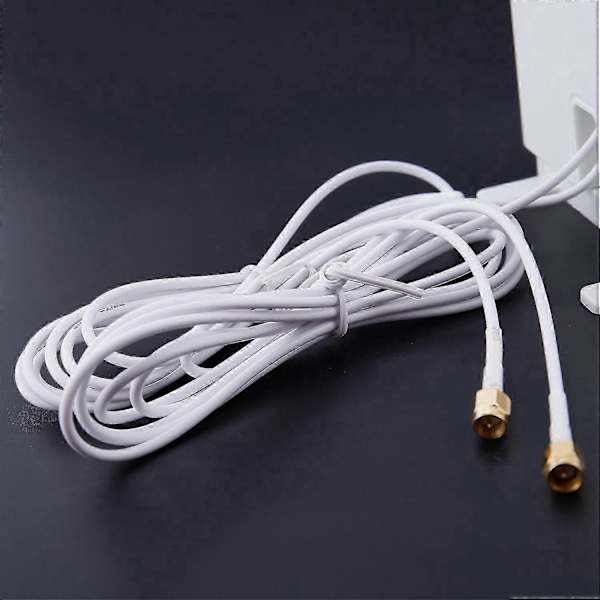 700~2600mhz 88dbi 3g 4g Lte Antenne Mobilantenne Hannkontakt Booster Mimo Panelantenne+2 Meter(2x SMA-hann)