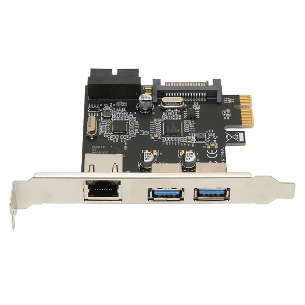 PCIe-USB3.0-laajennuskortti USB3.0 SATA 15pin Power High Speed ​​PCIe-RJ45-laajennuskortti verkkotietokoneelle