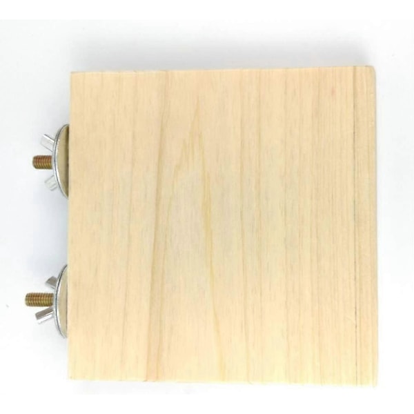2-pack Träplattformar för Hamsterbur, Trächinchillaplattform Stepping Stone - Gerbil, Råtta