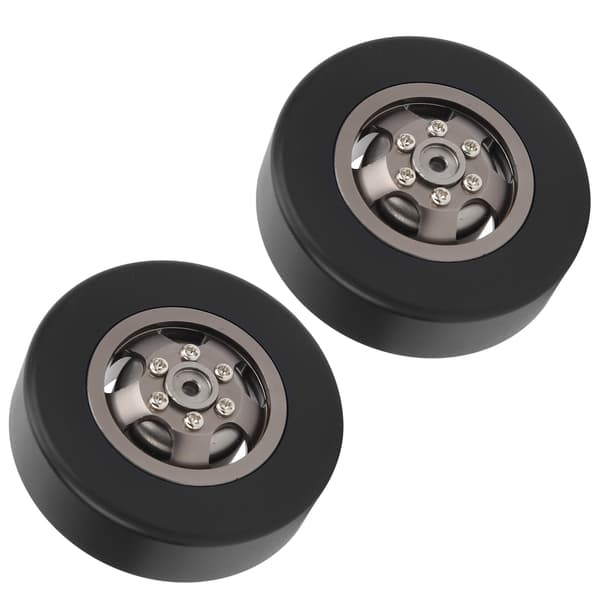 54 mm fælgdæk modifikation dele tilbehør passer til WPL D12 1/10 RC bilmodel titanium farve