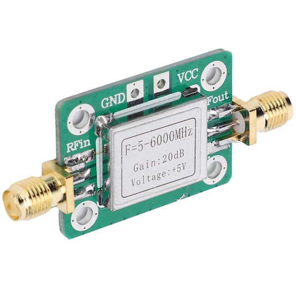 RF-modul Ultra Wideband Medium Power Amplifier med avskärmningshölje 5M-6GHz förstärkning 20dB