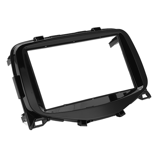 2DIN bilradiofascia trim sentral kontroll dashbordpanel erstatning for AYGO 2014‑2015