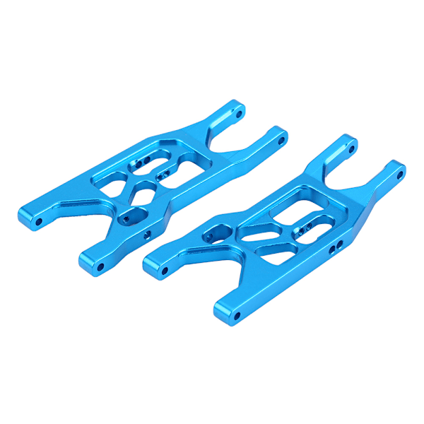 2 stk/sett Aluminium Alloy Front Lower Suspension Arms for Axial Rock Racer 90026 (Blå)