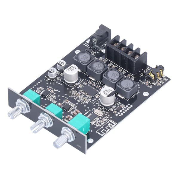Förstärkarkort 50W+50W Ljud Stereo Modul Bas Diskant Kontroll Bluetooth AUX Ingång Set Kit