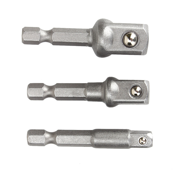 Borsokkel Adapter Sæt - 1/4\", 3/8\", 1/2\" Drive Impact Driver (3 stk)