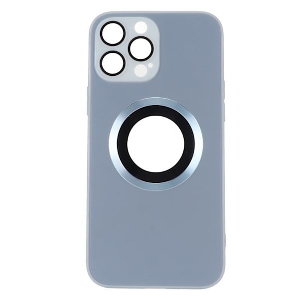 Dammtät repsäkert magnetiskt phone case Frostat glas cover för IPhone14 Pro Max Blå