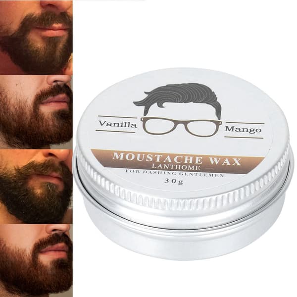30g Herrskäggvårdskräm Mustaschfuktande vax för slät skäggstyling Rakvård
