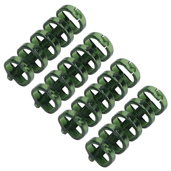 20 stk. Binde-ringe Segmenteret design Holder 60 ark 11mm Bindetykkelse Kontorartikler Grøn