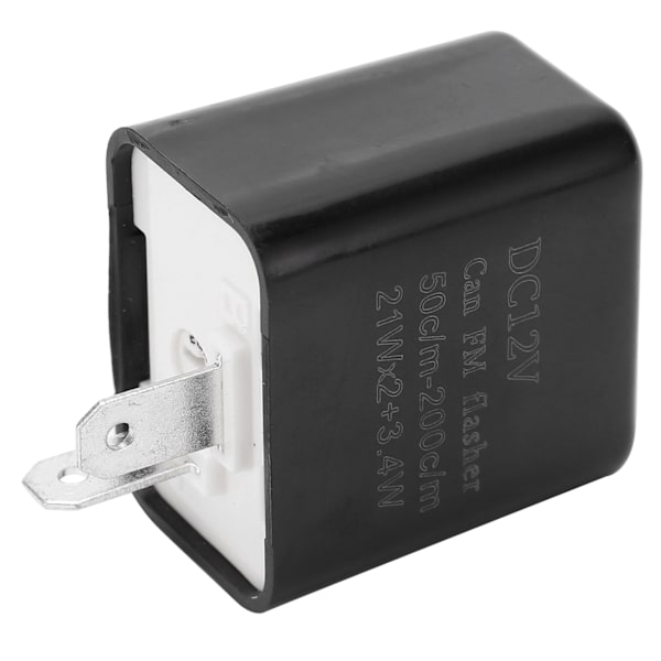 LED-vilkkurele autoon ja moottoripyörään, suuri teho, 3-nopeuksinen säädettävä vilkku DC 12 V