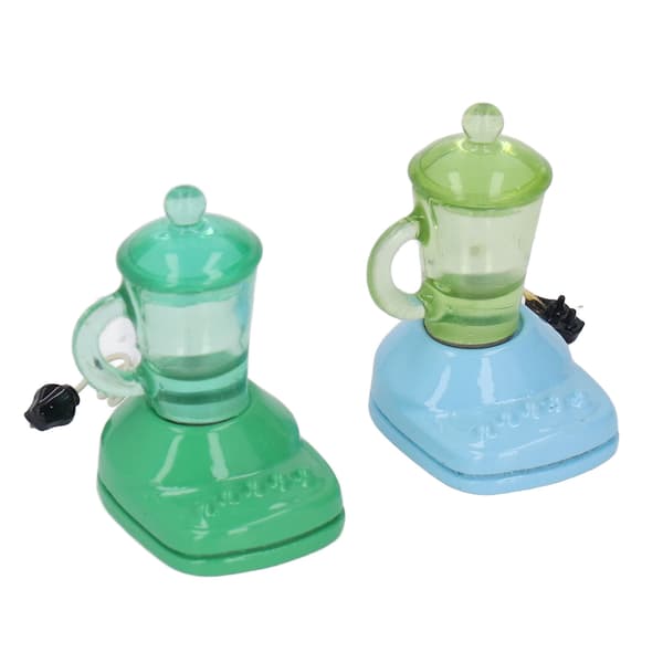 2 st Miniatyr Dockhus Juicepress Vacker Verklighetstrogen Miniatyr Juicepressmaskin Modell Dockhus Köksleksak
